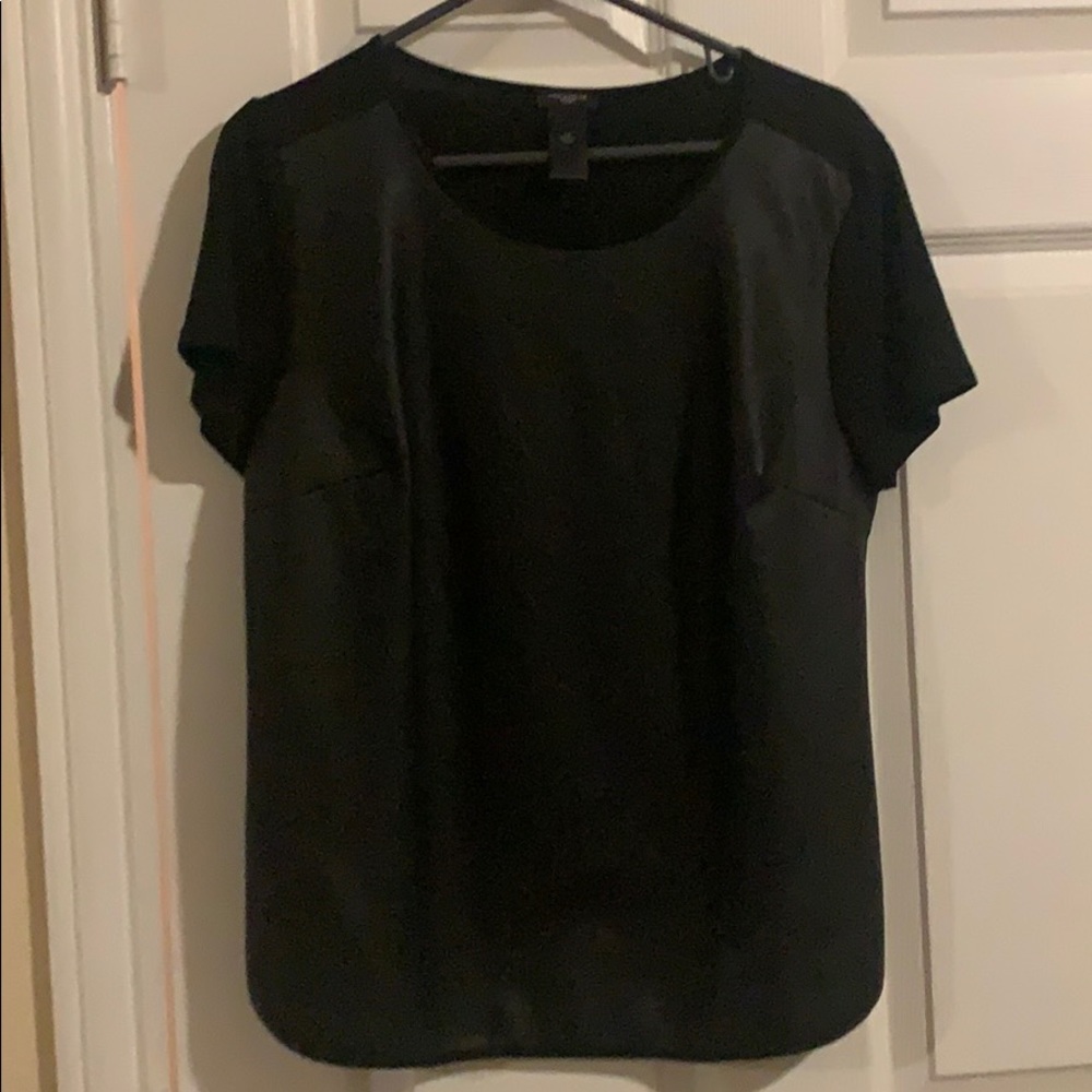 Ann Taylor Leather front top